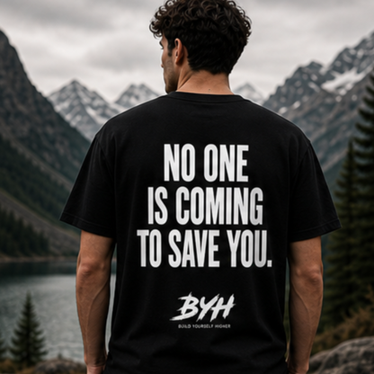 NO ONE IS COMING Signature T-shirt
