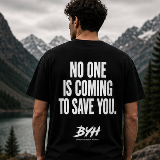 NO ONE IS COMING Signature T-shirt